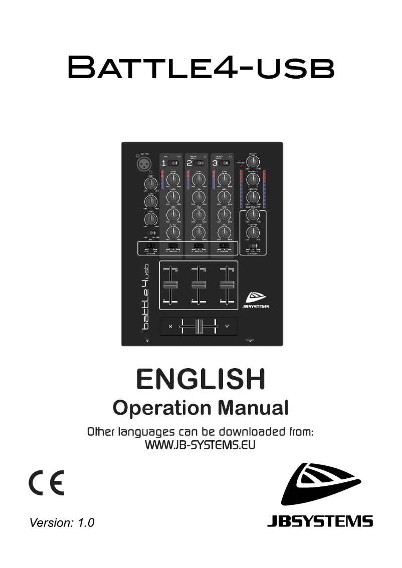 Página 1 del manual Manual de usuario JB systems Battle 4 USB