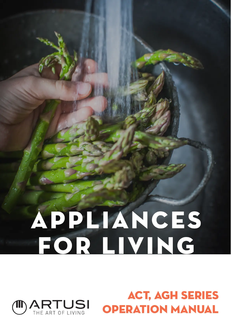 Page 1 of the manual User Manual Artusi AGH90XFFD