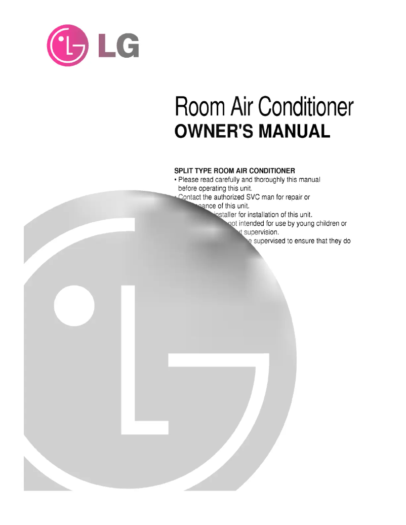 Página 1 del manual Manual de usuario LG LS-H0560CL