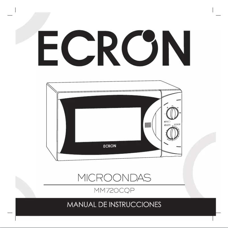 Página 1 del manual Manual de usuario Ecron MM720CQP