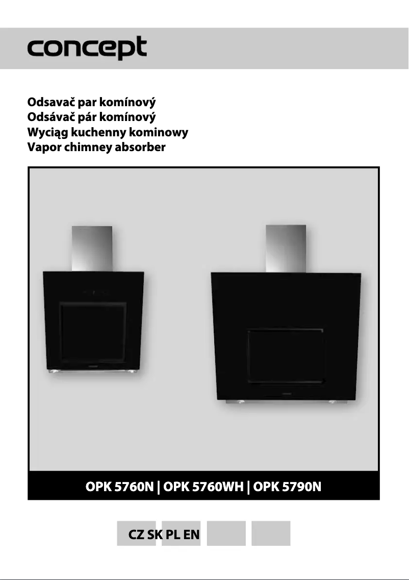 Página 1 del manual Manual de usuario Concept OPK5760wh