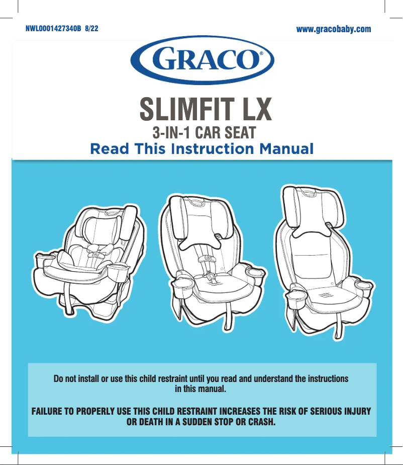 Página 1 del manual Manual de usuario Graco SlimFit LX