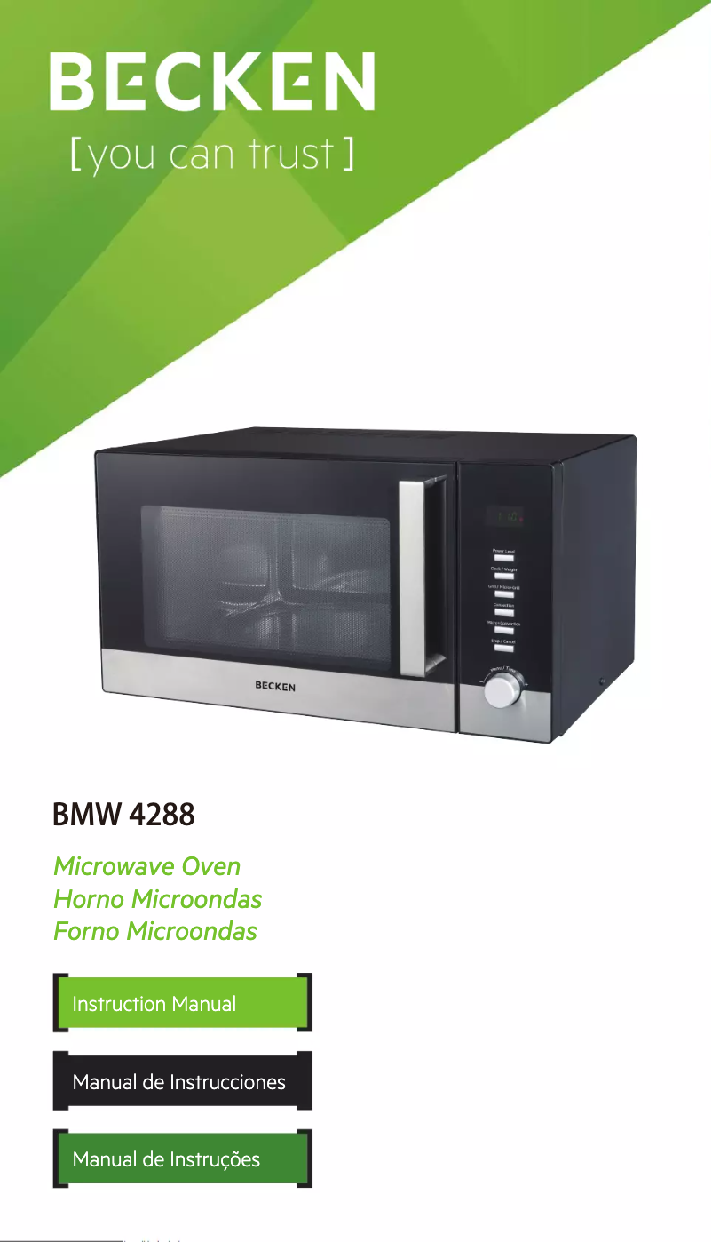 Page 1 de la notice Manuel utilisateur Becken BMW 4288
