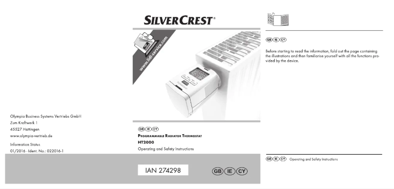 Página 1 del manual Manual de usuario SilverCrest HT2000