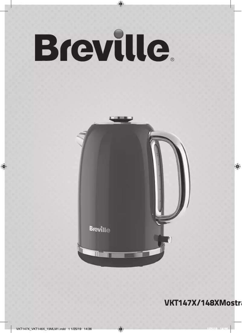 Page 1 de la notice Manuel utilisateur Breville Mostra VKT147X