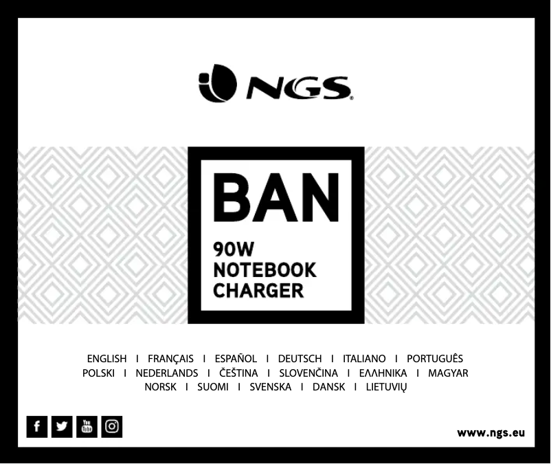 Page 1 de la notice Manuel utilisateur NGS BAN
