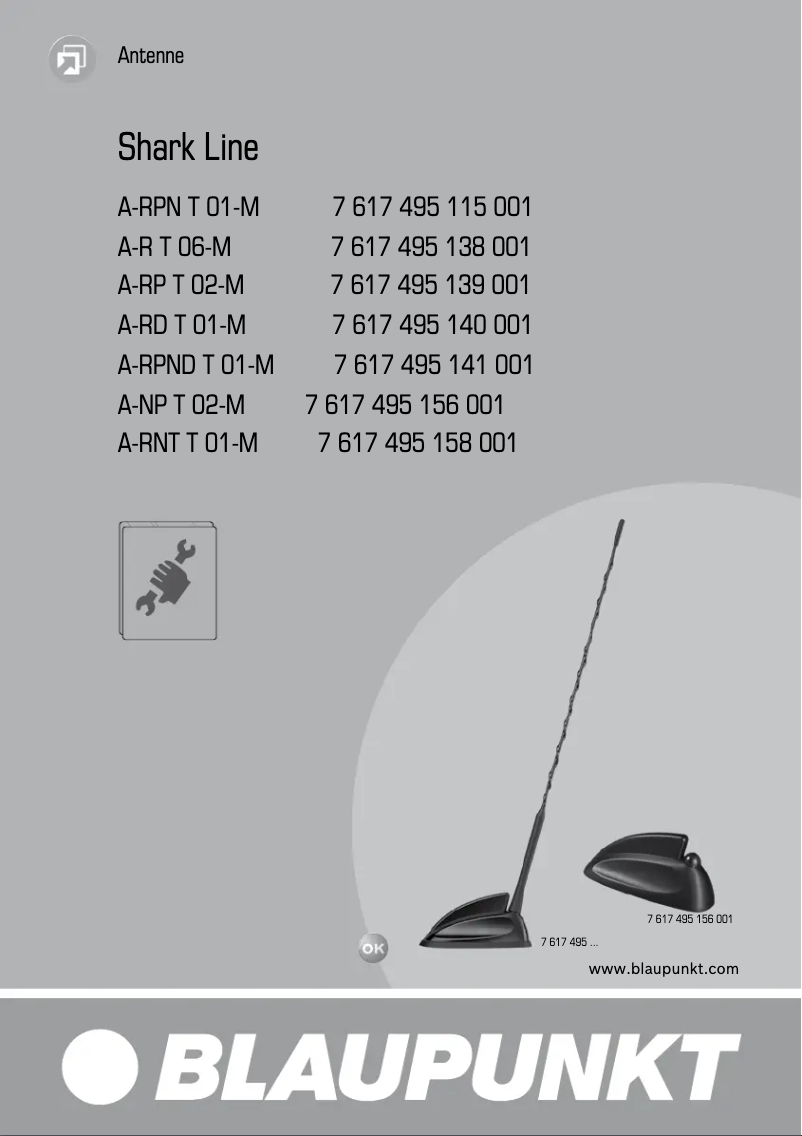 Página 1 del manual Manual de usuario Blaupunkt Shark Line A-NP T 02-M