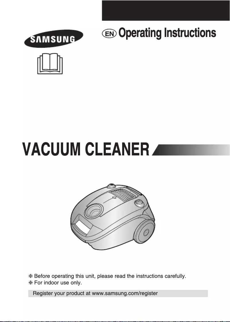 Page 1 de la notice Manuel utilisateur Samsung SC4181