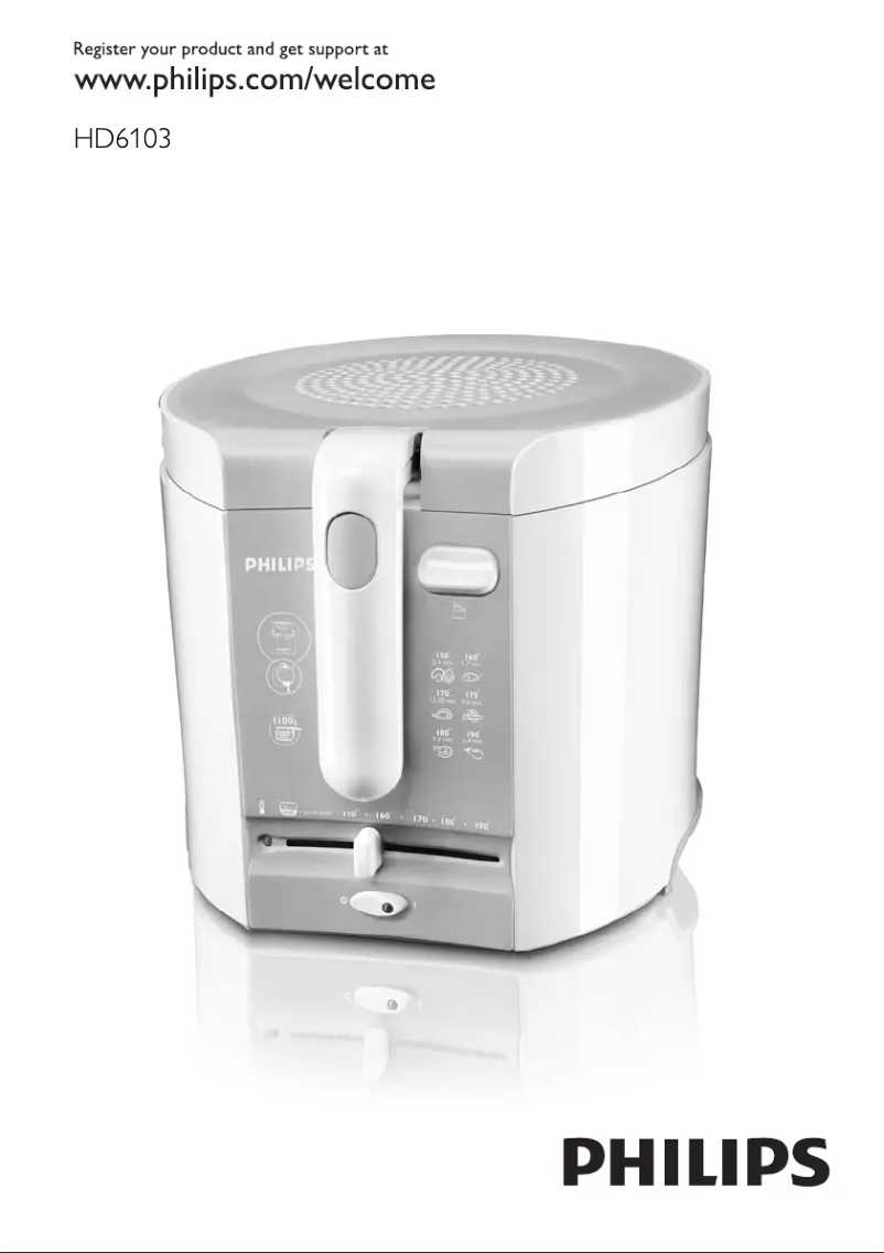 Página 1 del manual Manual de usuario Philips HD6103