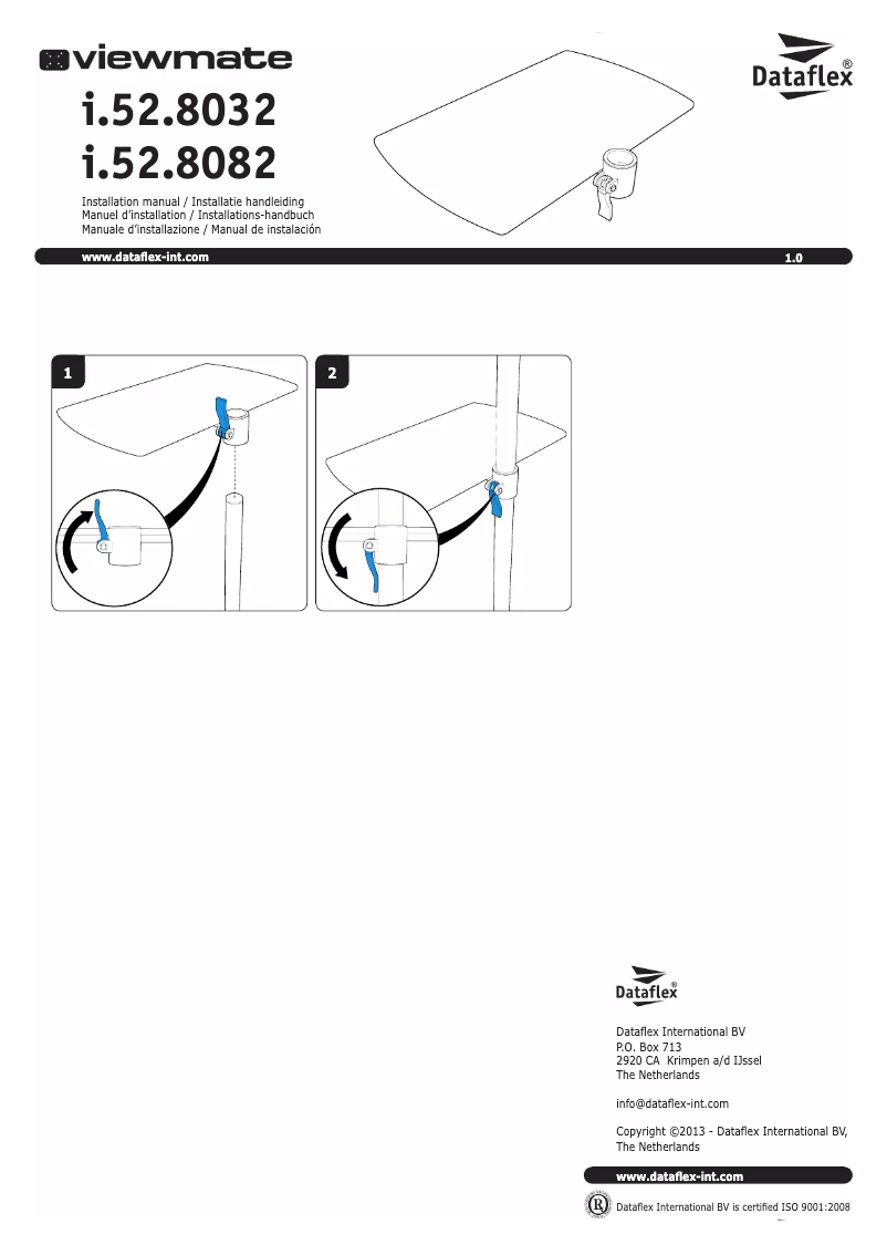 Page 1 de la notice Manuel utilisateur Dataflex ViewMate-i Platform Large