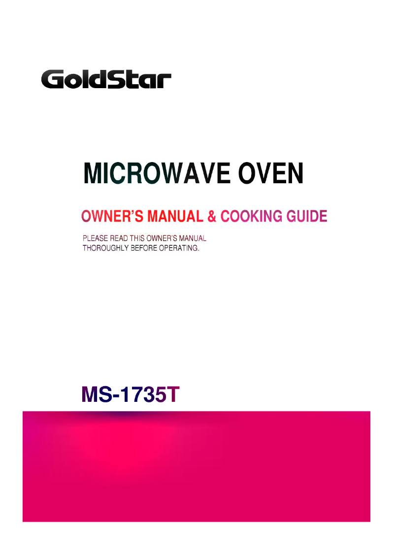 Page 1 de la notice Manuel utilisateur LG MS-1735T