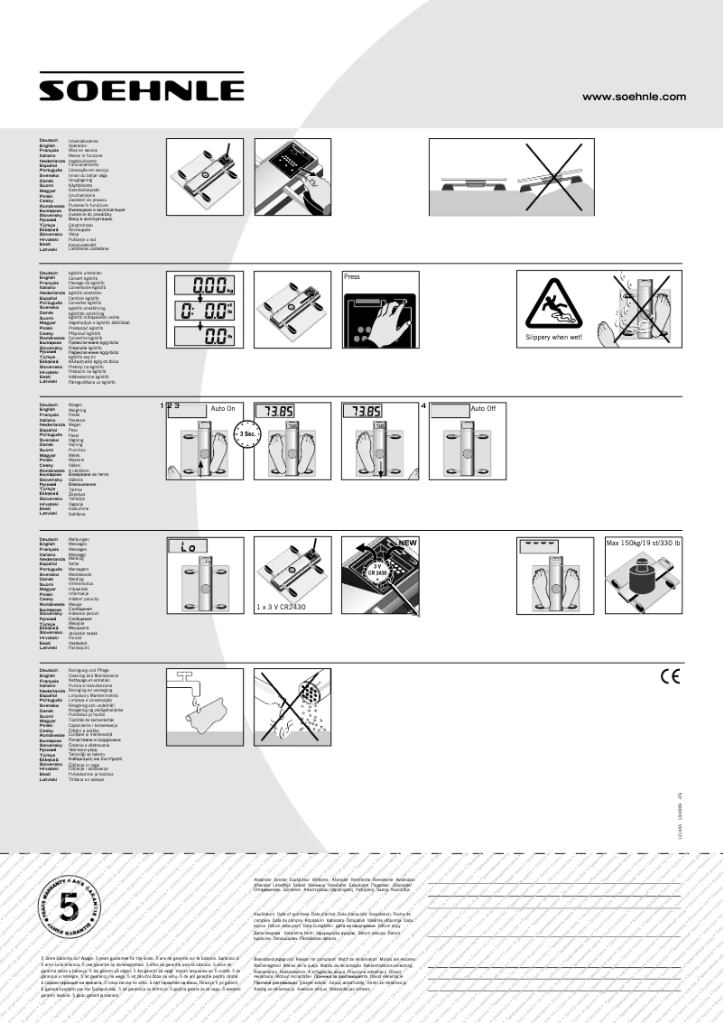 Page 1 de la notice Manuel utilisateur Soehnle Alpha