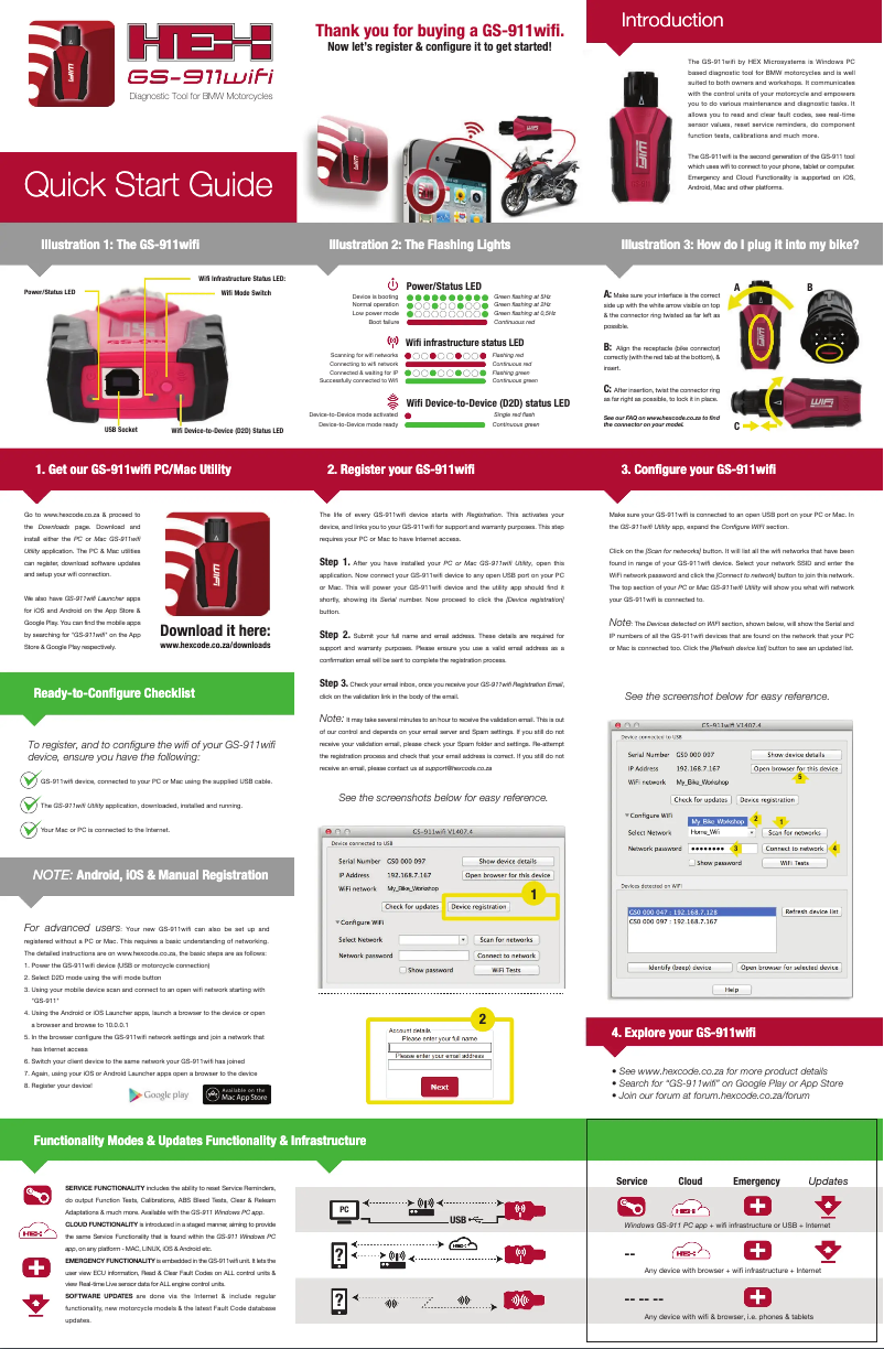 Page 1 de la notice Manuel utilisateur Hex GS-911wifi