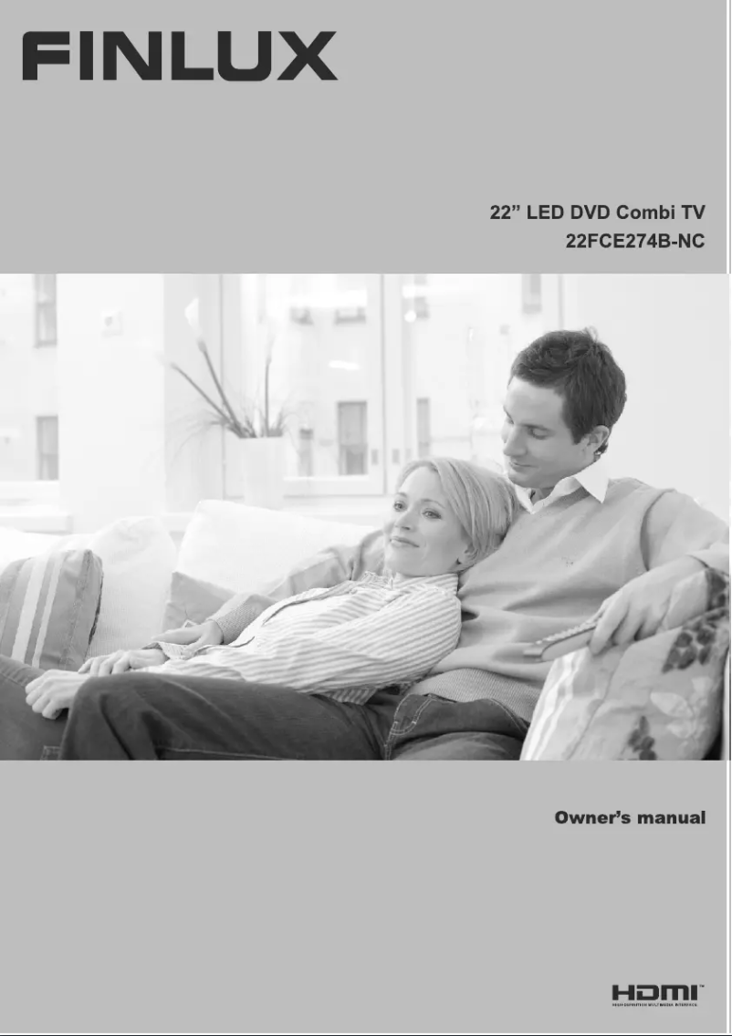 Page 1 de la notice Manuel utilisateur Finlux 22FCE274B-NC