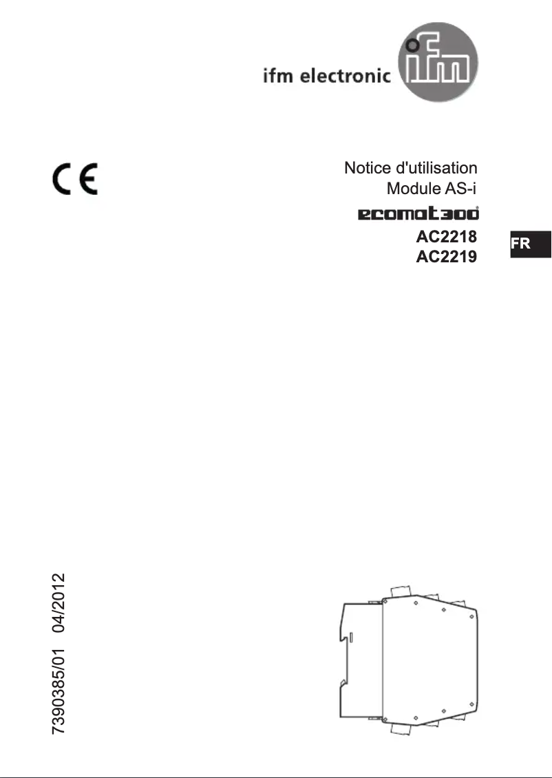 Página 1 del manual Manual de usuario IFM AC2218