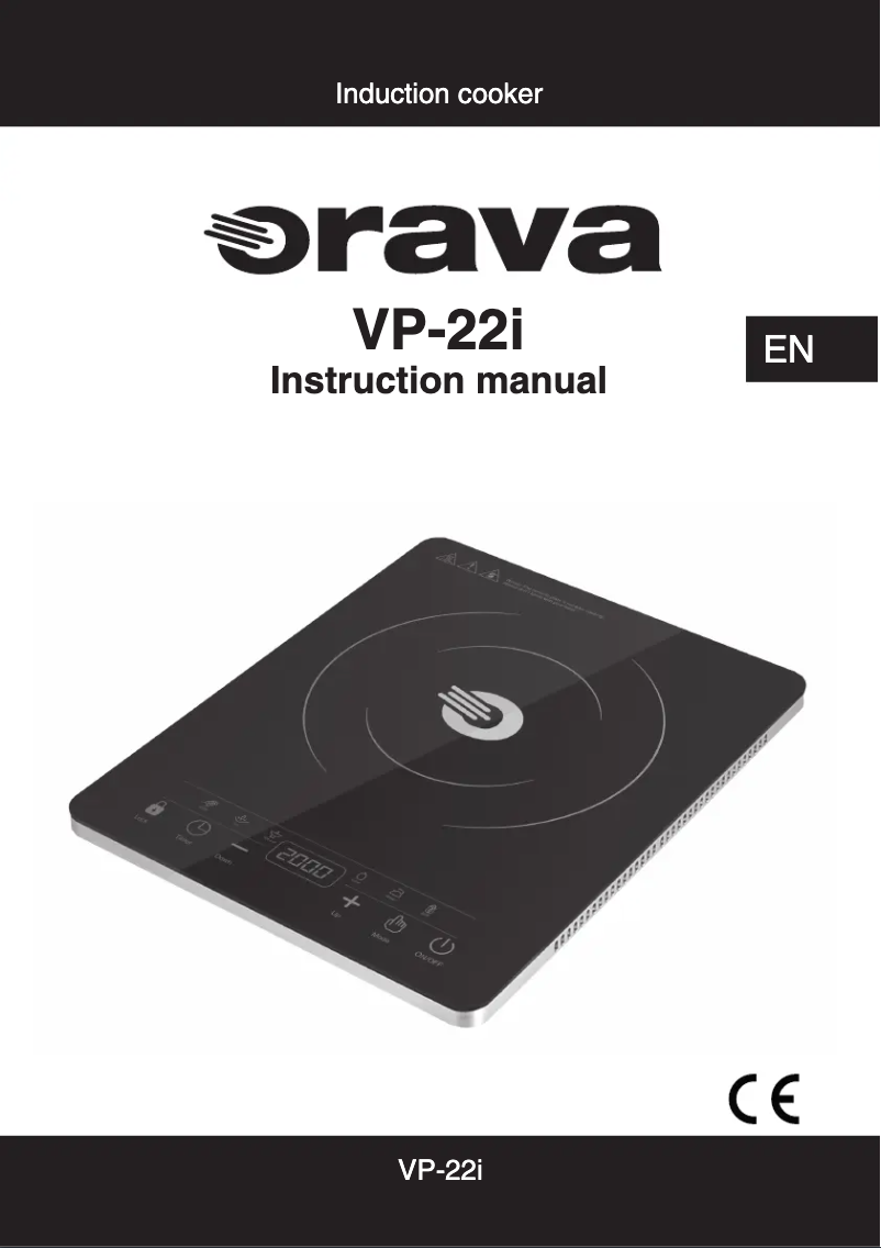 Page 1 de la notice Manuel utilisateur Orava VP-22i