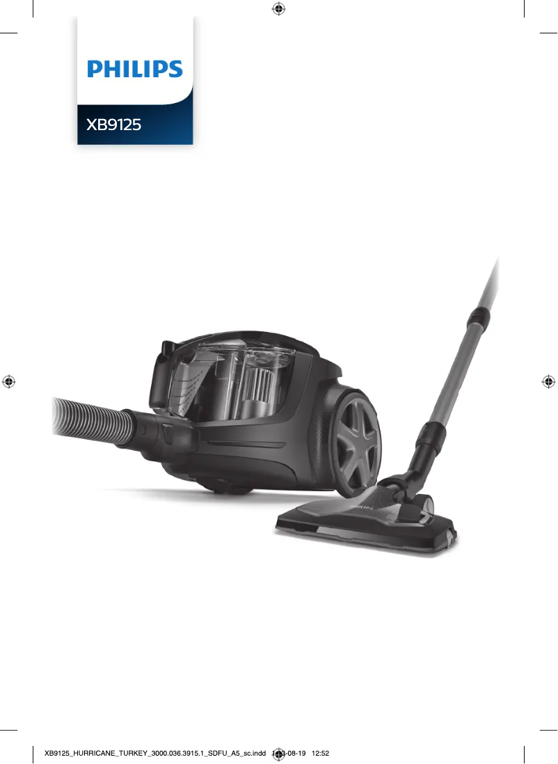 Page 1 of the manual User Manual Philips Marathon Ultimate XB9125