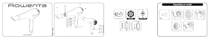 Page 1 de la notice Manuel utilisateur Rowenta CV8525 Infini Pro 2000