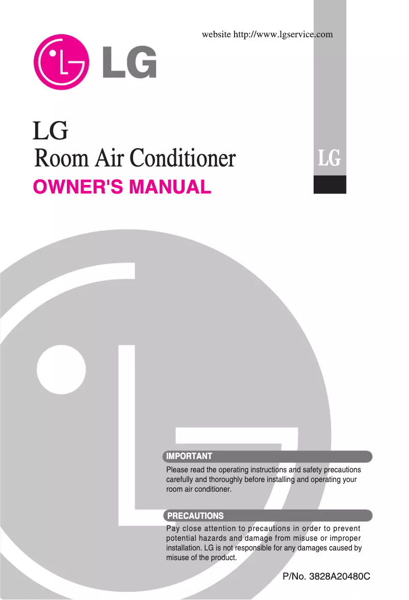 Page 1 of the manual User Manual LG W246AF
