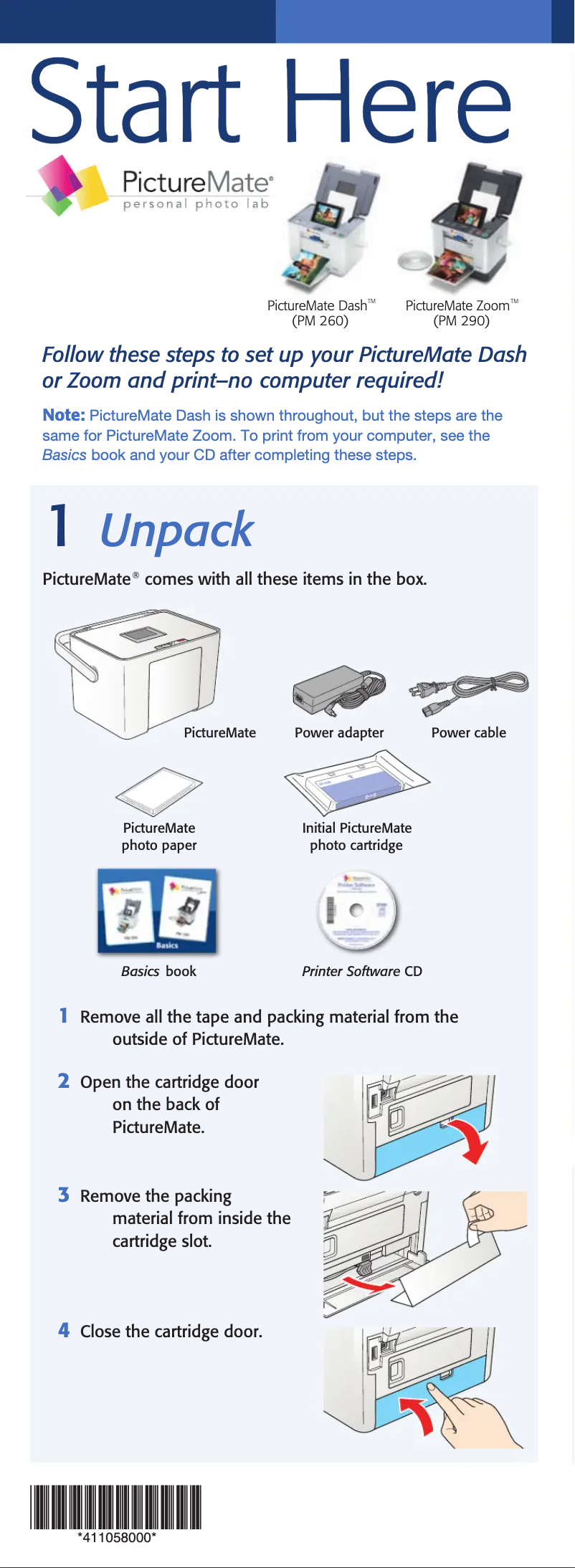 Página 1 del manual Manual de usuario Epson PictureMate Dash