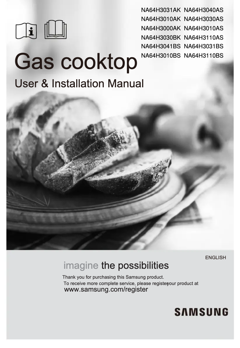 Página 1 del manual Manual de usuario Samsung NA64H3040AS