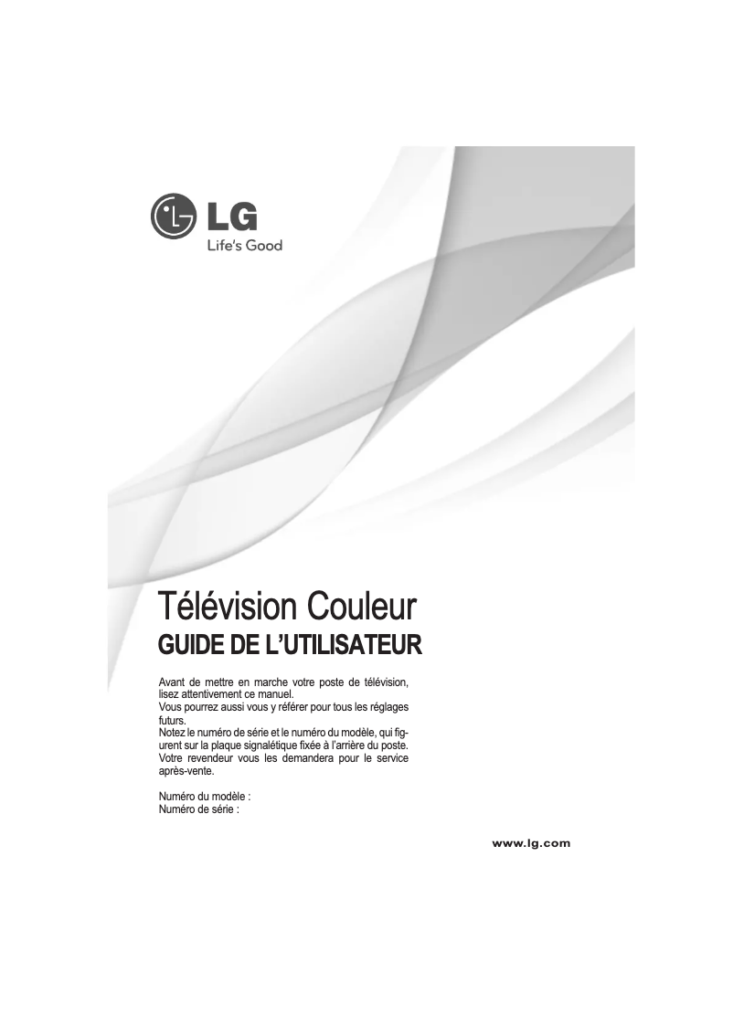 Page 1 of the manual User Manual LG 21SB4RG