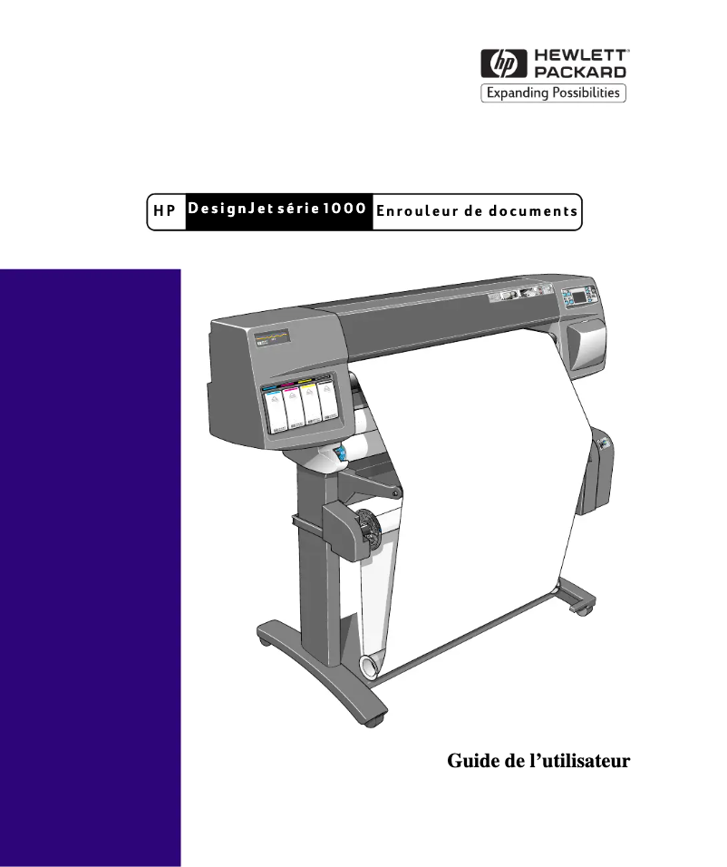Page n°1 - Manuel utilisateur HP DesignJet 1000