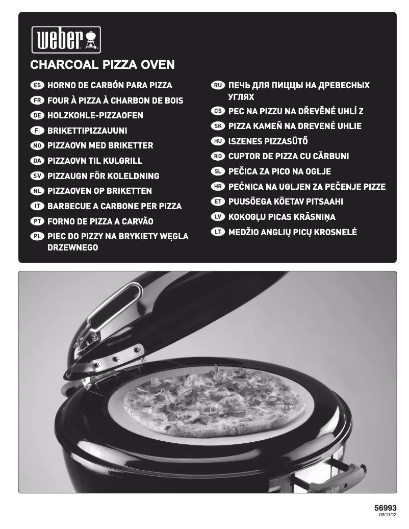 Page 1 de la notice Manuel utilisateur Weber 6520