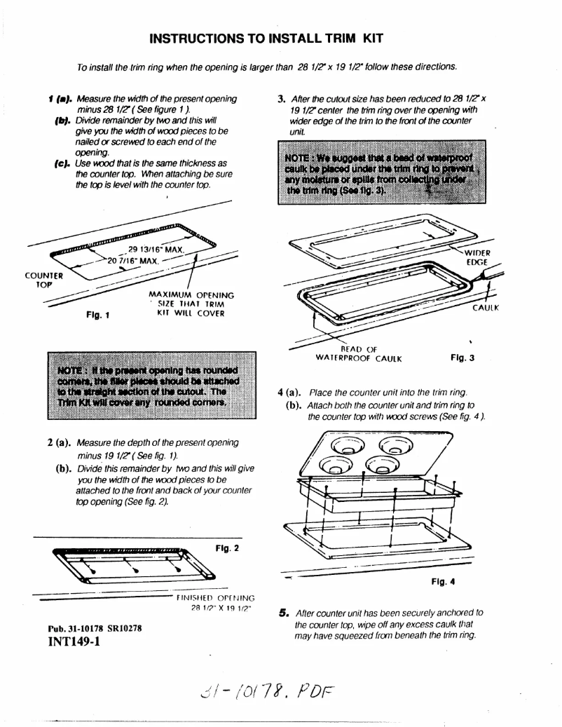 Página 1 del manual Manual de usuario GE JXTR31W