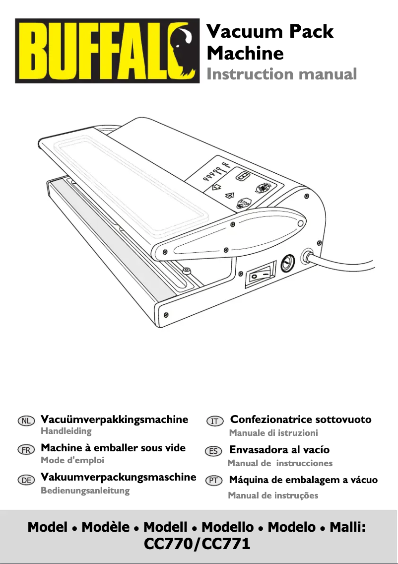 Page 1 de la notice Manuel utilisateur Buffalo CC770