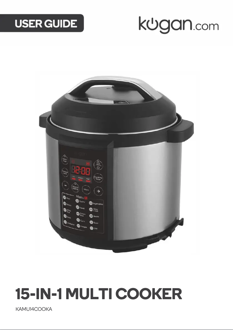 Page 1 de la notice Manuel utilisateur Kogan KAMU14COOKA