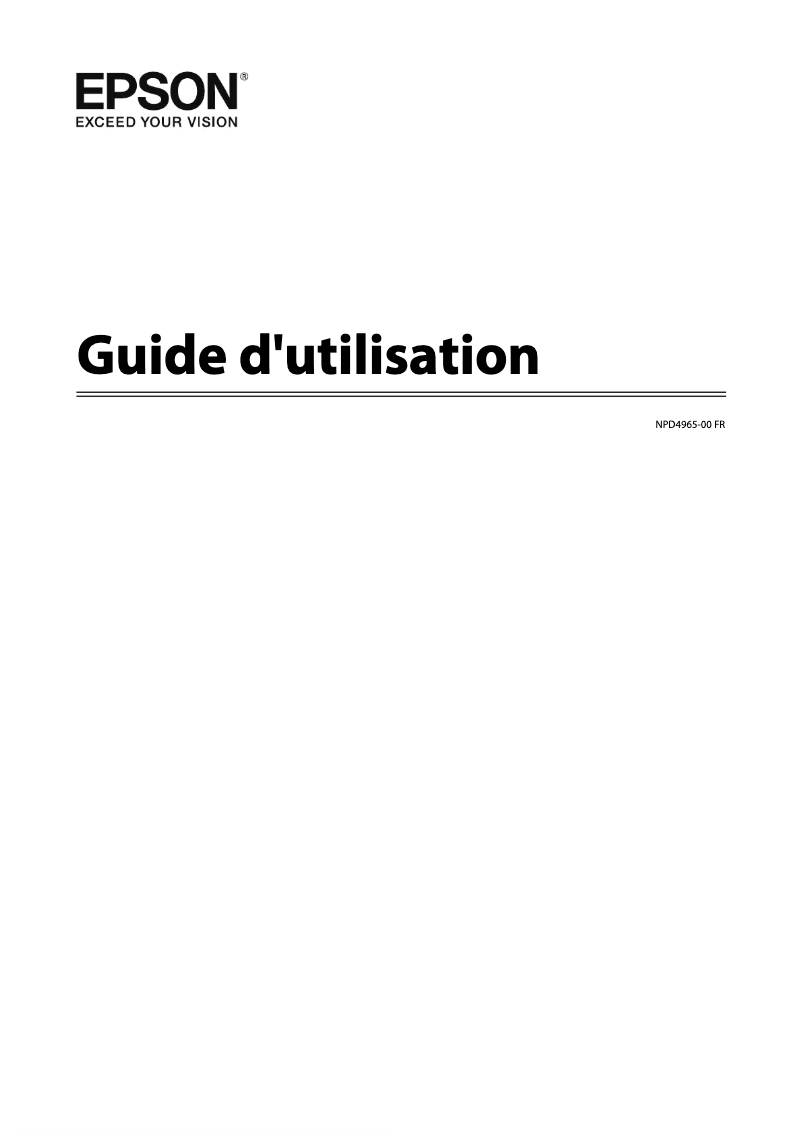 Página 1 del manual Manual de usuario Epson EcoTank L120