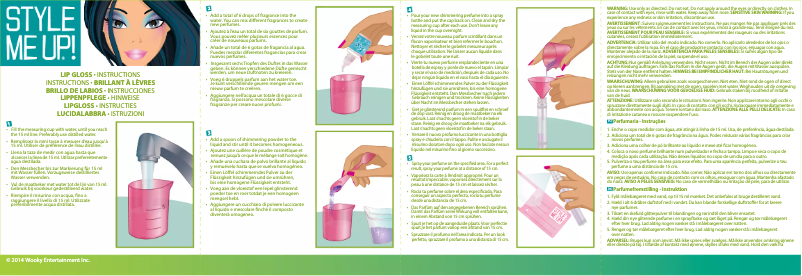Page 1 de la notice Manuel utilisateur Style Me Up Perfume Factory