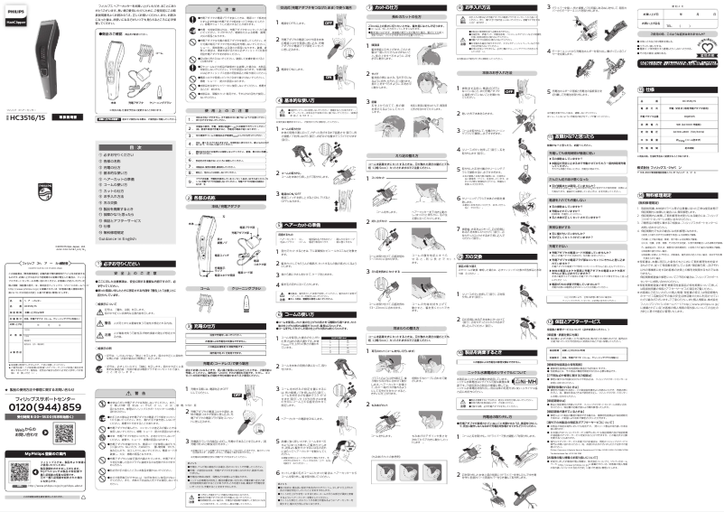 Page 1 de la notice Manuel utilisateur Philips Series 3000 HC3516