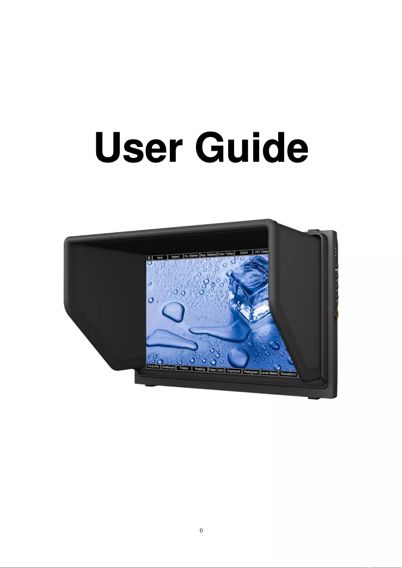 Page 1 of the manual User Manual Lilliput TM-1018