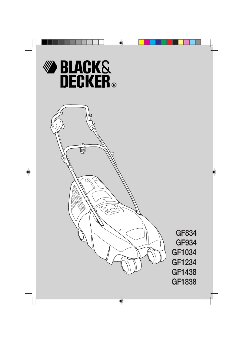 Página 1 del manual Manual de usuario Black & Decker GF1234