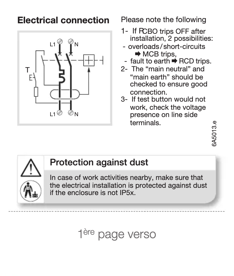 Página 1 del manual Manual de usuario Hager ADA575T