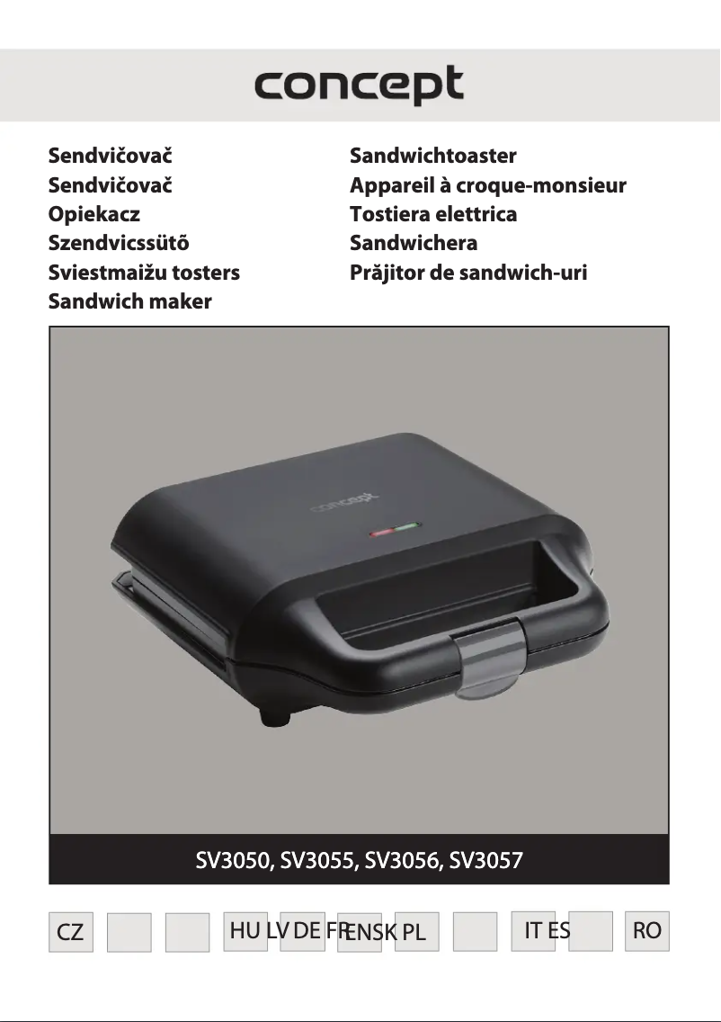 Page 1 de la notice Manuel utilisateur Concept SV3057