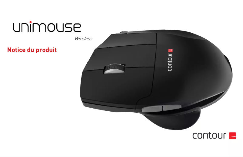 Página 1 del manual Manual de usuario Contour Design Wireless Contour Unimouse