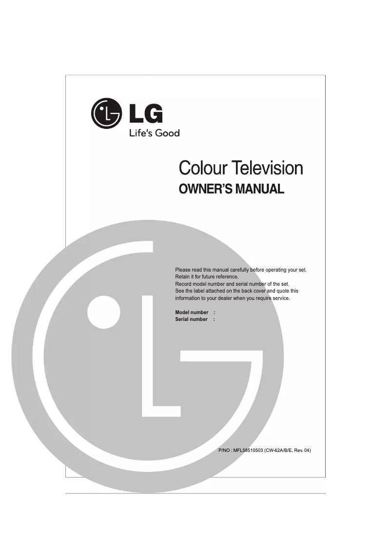 Page 1 de la notice Manuel utilisateur LG 29FU3RG-TG