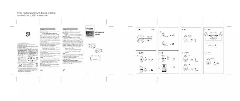 Page 1 de la notice Guide de démarrage rapide Philips UT102