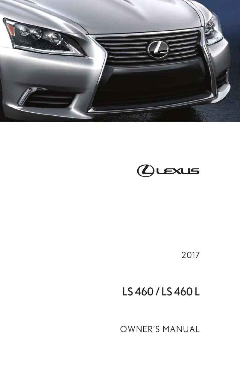 Página 1 del manual Manual de usuario Lexus LS 460 (2017)