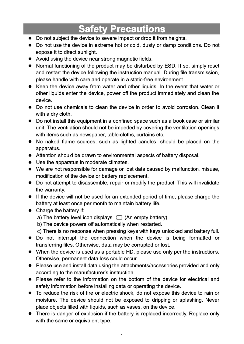 Page 1 de la notice Manuel utilisateur Nextbook Ares 7