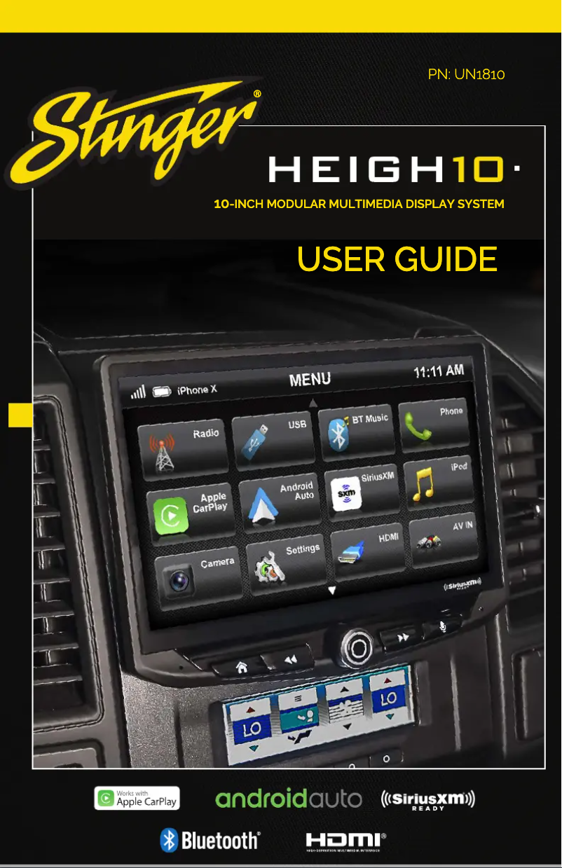 Page 1 de la notice Manuel utilisateur PAC SR-TAC16H