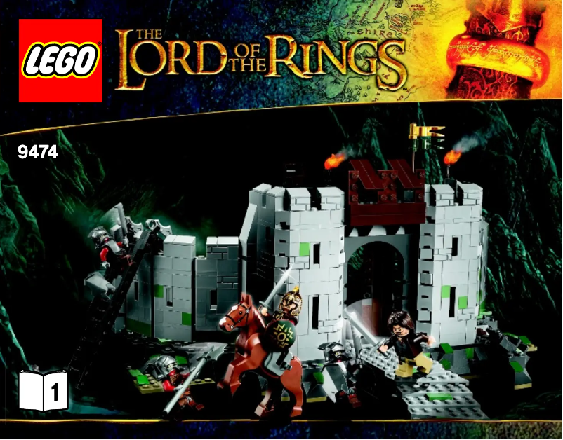 Page 1 of the manual User Manual Lego Lord Of The Rings 9474