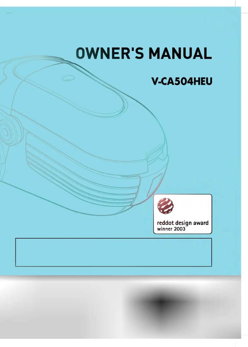 Page 1 de la notice Manuel utilisateur LG V-CA504HEU