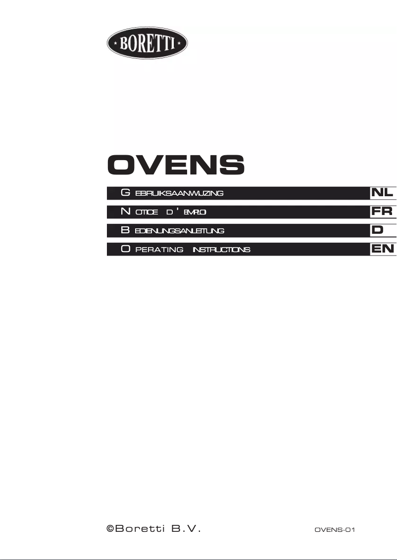 Page 1 of the manual User Manual Boretti SDAN-90