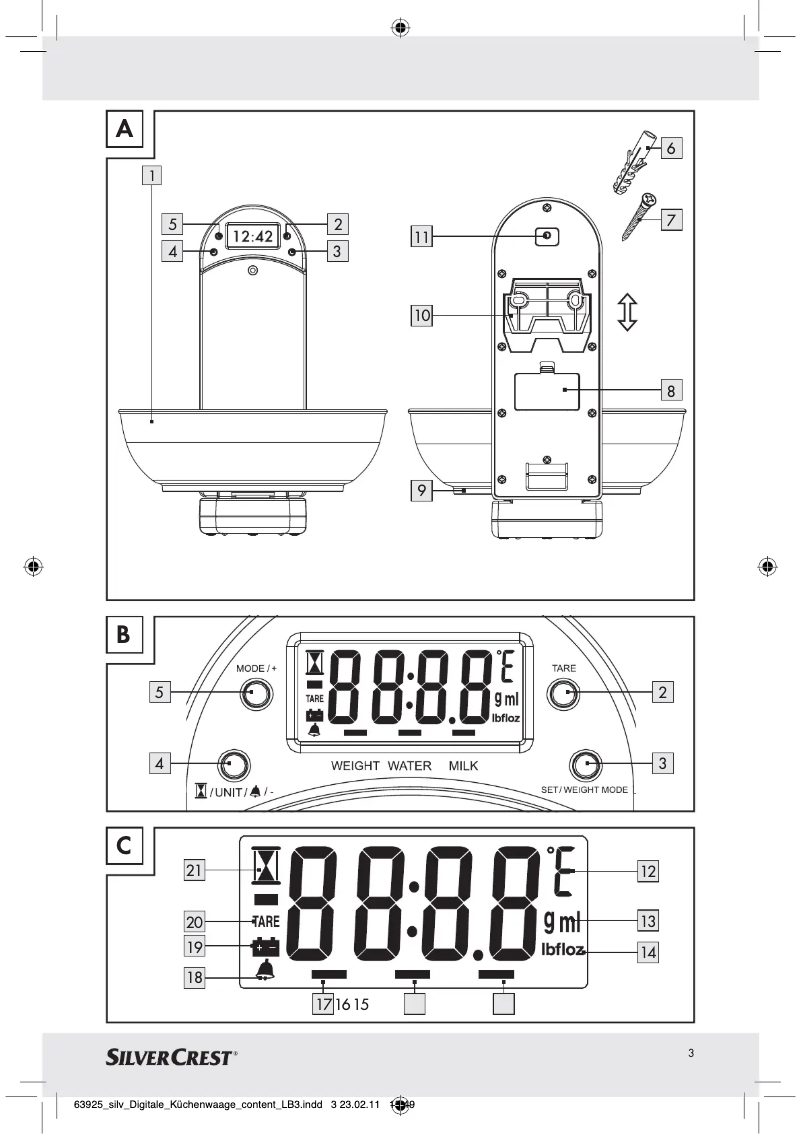 Página 1 del manual Manual de usuario SilverCrest Z30170
