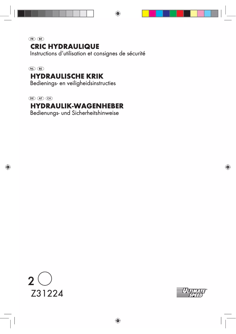 Page 1 de la notice Manuel utilisateur Ultimate Speed IAN 73148