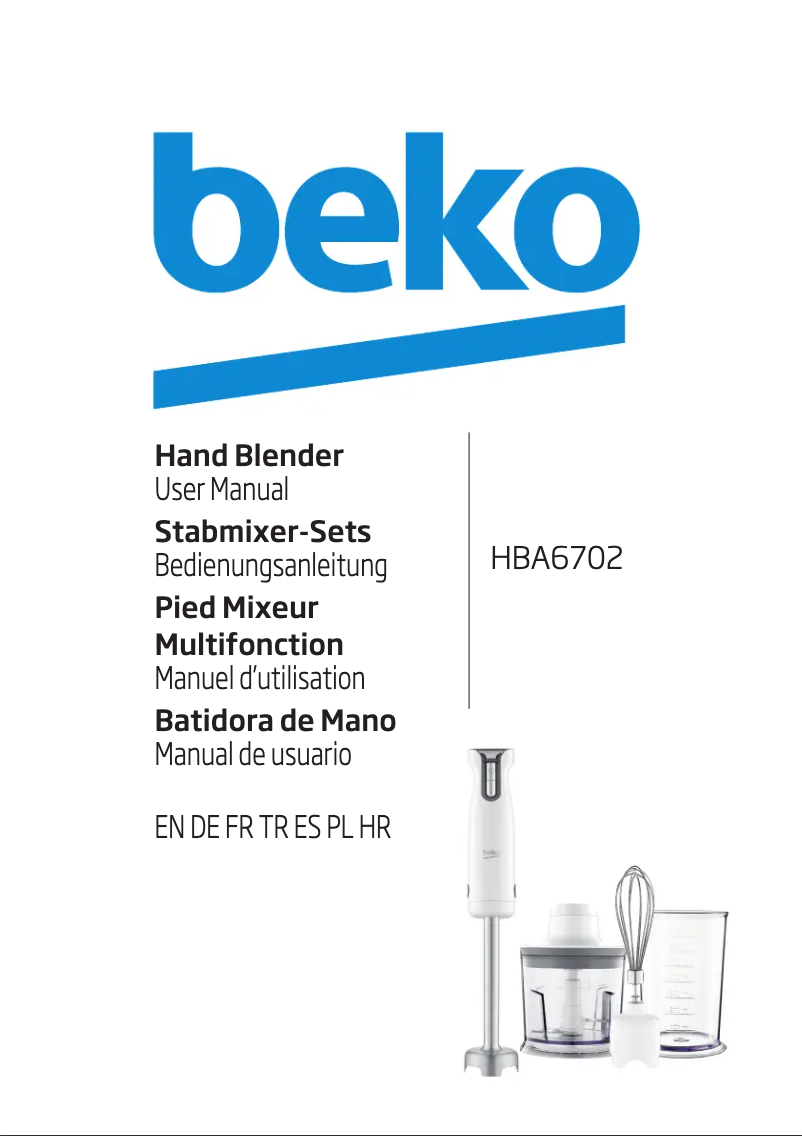 Página 1 del manual Manual de usuario Beko HBS 6702 W